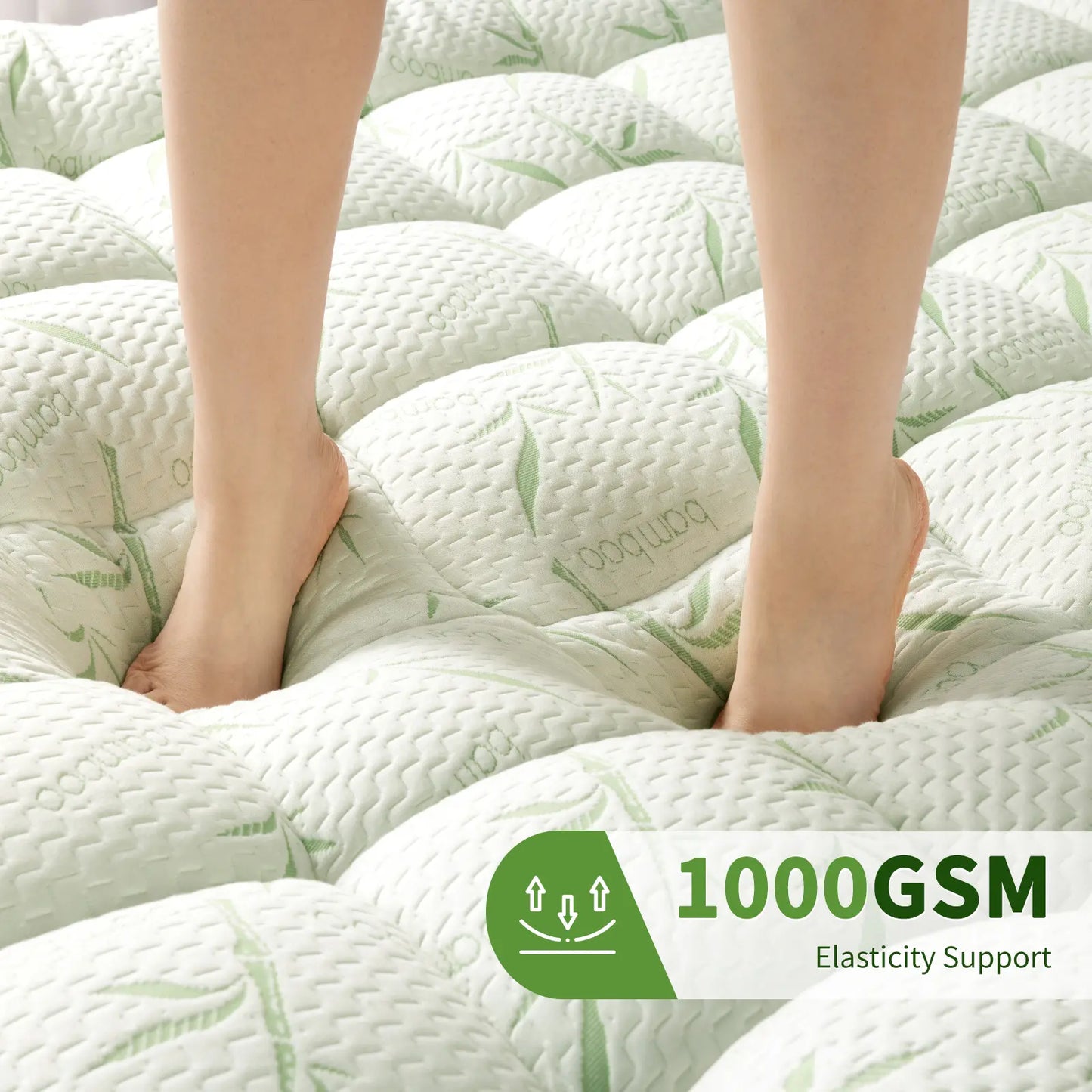 ☁️Extra-thick-down-feather-mattress-protector-pure-cotton-skin-friendly-machine-washable