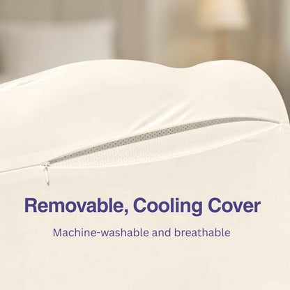 Ergonomic Cervical Pillow Dual-Height Memory Foam