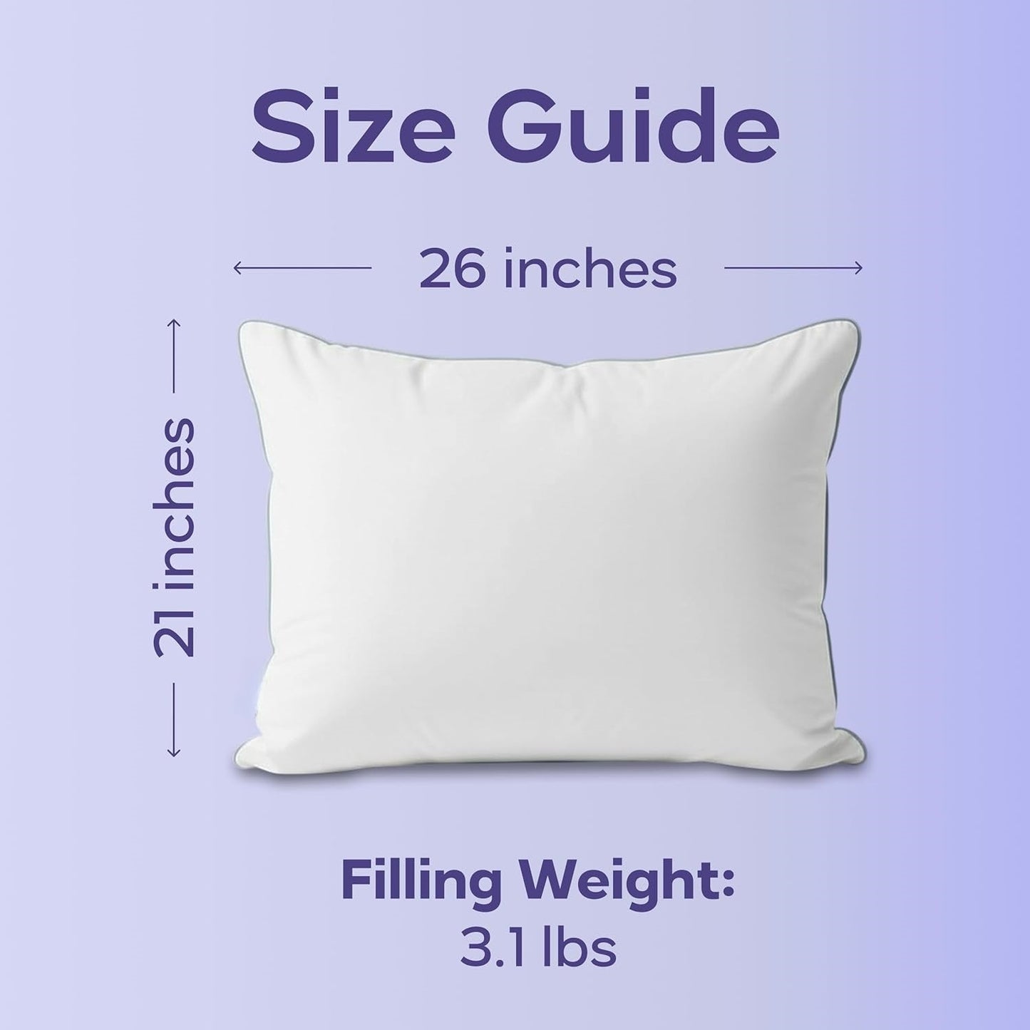 Hotel Pillow Waterproof & Stain-Resistant Cloud-Soft Hypoallergenic Machine